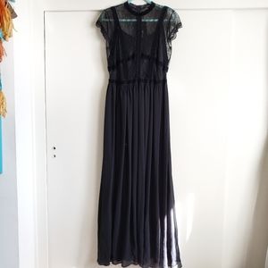 Miusol Women's Formal Lace 2/3 Sleeve Dres